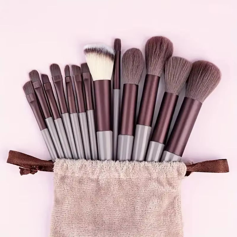 Professional Makeup Brush Set – Soft Fluffy Kabuki & Blending Brushes