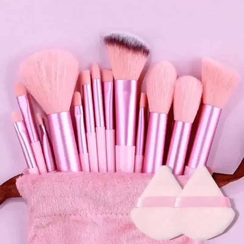 Professional Makeup Brush Set – Soft Fluffy Kabuki & Blending Brushes